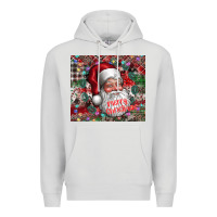 Dove Grey merry christmas Premium Hoodie - CowhideDigitalArt