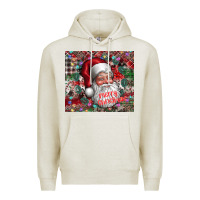 Oatmeal Heather merry christmas Premium Hoodie - CowhideDigitalArt
