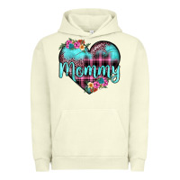Pigment Pistachio mommy leopard turquoise heart Urban Hoodie - JahusDesignShop