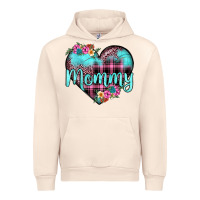 Sandshell mommy leopard turquoise heart Urban Hoodie - JahusDesignShop