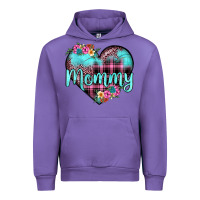 Tulip mommy leopard turquoise heart Urban Hoodie - JahusDesignShop