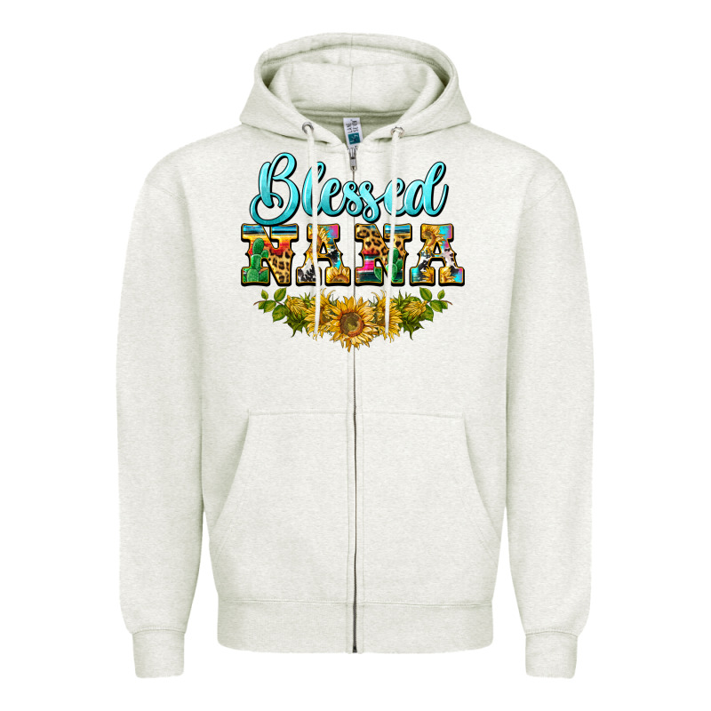 Blessed Nana Zipper Hoodie by BarkalooDesign | Teevron