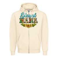 Sandshell blessed nana Zipper Hoodie - BarkalooDesign