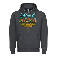 Smoke blessed nana Zipper Hoodie - BarkalooDesign