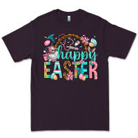 Plum Happy Easter Nurse Easter Day Premium Tee - HowdyJamesFarm