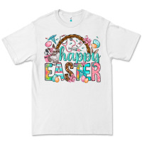 White Happy Easter Nurse Easter Day Premium Tee - HowdyJamesFarm
