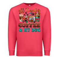 Cardinal all i need is coffee and my dog Premium Sweatshirt - AdoDesignShop