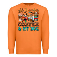 Carrot all i need is coffee and my dog Premium Sweatshirt - AdoDesignShop
