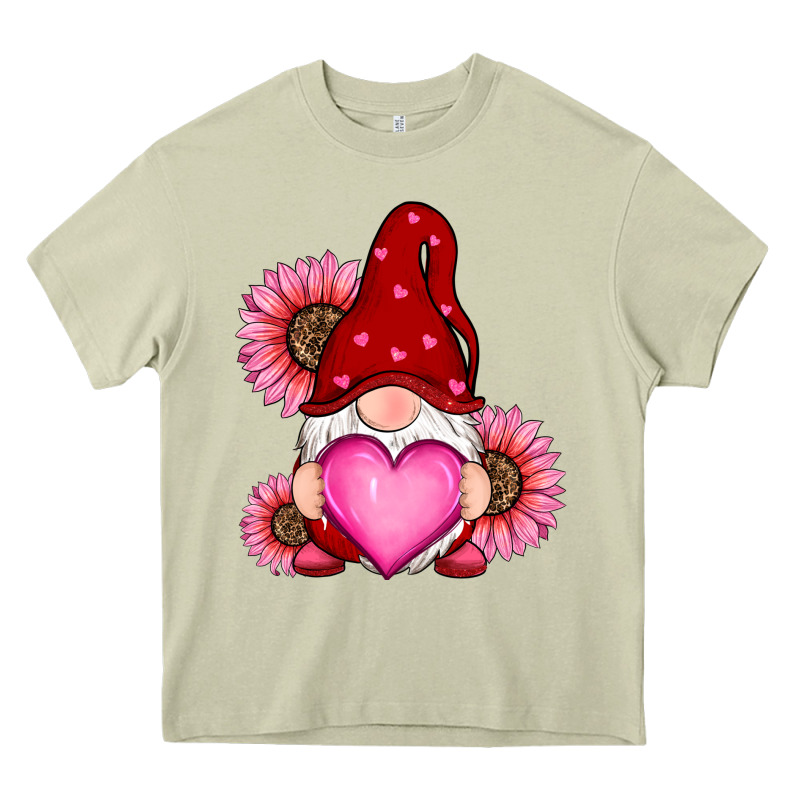 Valentine's Day With Sunflowers Gnomes Heavy Core Tee by RanaPortraitStore | Teevron