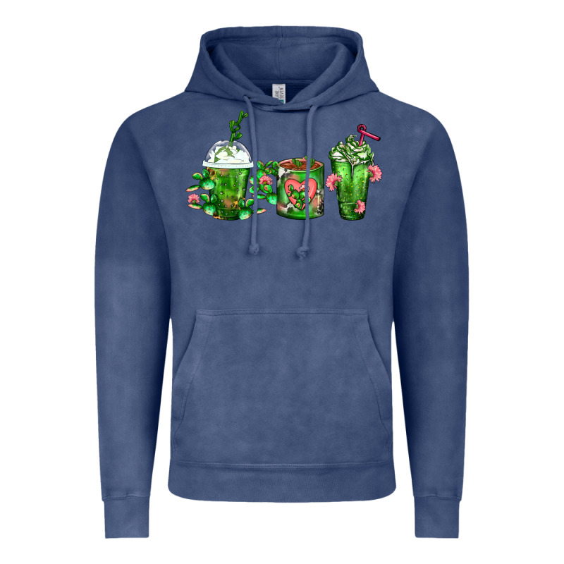 Cactus Lover Cactus Coffee Cups Vintage Hoodie by FaDigitalArtStudio | Teevron