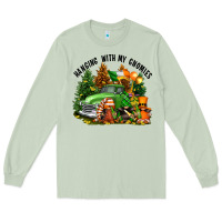 Matcha St. Patricks Day hanging with my gnomies Long Sleeve Tee - FaDigitalArtStudio
