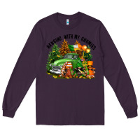 Plum St. Patricks Day hanging with my gnomies Long Sleeve Tee - FaDigitalArtStudio