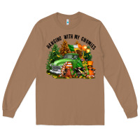 Toasted Coconut St. Patricks Day hanging with my gnomies Long Sleeve Tee - FaDigitalArtStudio