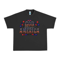 Pigment Black 4 july god bless america western Urban Heavy Tee - CowCowDesign