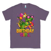 Lavender 2rd birthday girl t rex pink Classic Tee - CowGirlArtShop