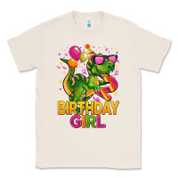 Natural 2rd birthday girl t rex pink Classic Tee - CowGirlArtShop