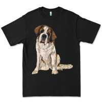Black saint bernard Premium Tee - RanaPortraitStore