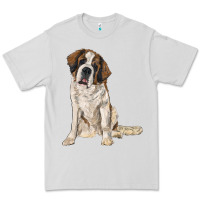 Dove Grey saint bernard Premium Tee - RanaPortraitStore