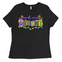 Black mardi gras grammy Ladies Tee - CowGirlArtShop