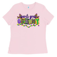 Bubblegum Pink mardi gras grammy Ladies Tee - CowGirlArtShop