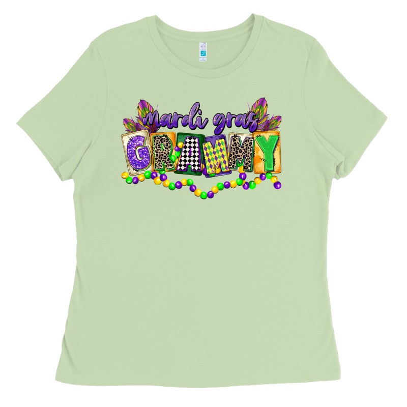 Mardi Gras Grammy Ladies Tee by CowGirlArtShop | Teevron