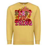 Antique Gold sassy little thing with crown Premium Sweatshirt - AdoDesignShop