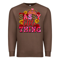 Chestnut sassy little thing with crown Premium Sweatshirt - AdoDesignShop