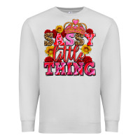 Dove Grey sassy little thing with crown Premium Sweatshirt - AdoDesignShop