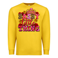 Lemon sassy little thing with crown Premium Sweatshirt - AdoDesignShop