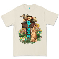 Bone He is risen Bunny Cross Easter Day Premium Tee - HowdyJamesFarm