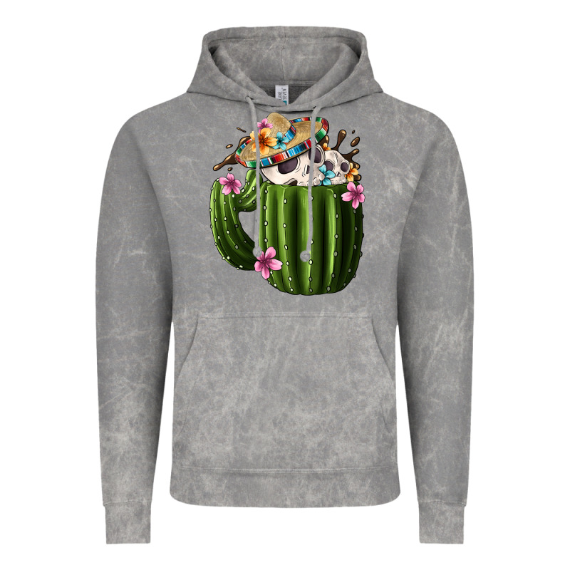 Day Of The Dead Mexican Cactus Vintage Hoodie by FaDigitalArtStudio | Teevron
