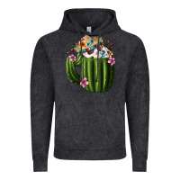 Vintage Black Day Of The Dead Mexican Cactus Vintage Hoodie - FaDigitalArtStudio