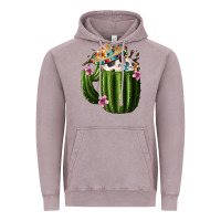 Vintage Zinc Day Of The Dead Mexican Cactus Vintage Hoodie - FaDigitalArtStudio