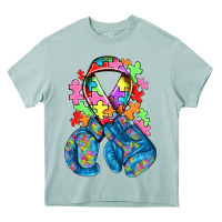 Arona autism awareness with boxing gloves Heavy Core Tee - NancyCooperArtShop