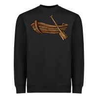 Black rowboat Heavyweight Sweatshirt - BarkalooDesign