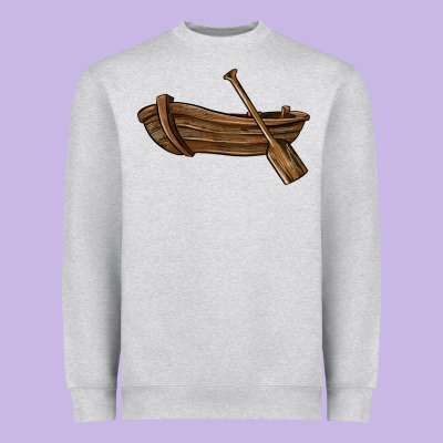 Rowboat Heavyweight Sweatshirt Designed By Barkaloodesign