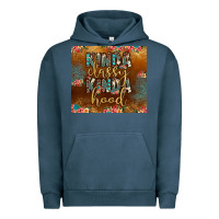 Pigment Midnight Navy kinda classy kinda hood Urban Hoodie - JahusDesignShop