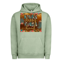Pigment Oil Green kinda classy kinda hood Urban Hoodie - JahusDesignShop