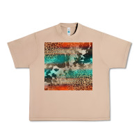 Burro Leopard Cowhide Pattern Urban Heavy Tee - CowCowDesign