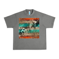 Tornado Leopard Cowhide Pattern Urban Heavy Tee - CowCowDesign
