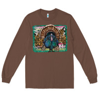 Chestnut thanksgiving turkey with background Long Sleeve Tee - RanaPortraitStore