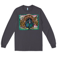 Smoke thanksgiving turkey with background Long Sleeve Tee - RanaPortraitStore