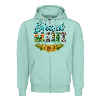 Blessed Mini Zipper Hoodie | Teevron