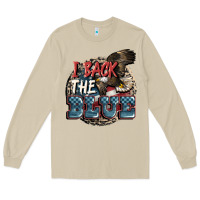 Mushroom I back the blue Long Sleeve Tee - FaDigitalArtStudio