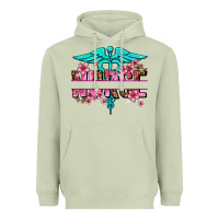 Matcha floral nurse preview Heavyweight Hoodie - AdoDesignShop