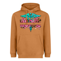 Meerkat floral nurse preview Heavyweight Hoodie - AdoDesignShop