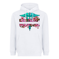 White floral nurse preview Heavyweight Hoodie - AdoDesignShop