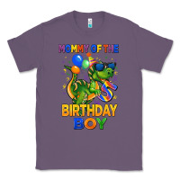 Lavender mommy of the 5 th birthday boy t rex Classic Tee - CowGirlArtShop