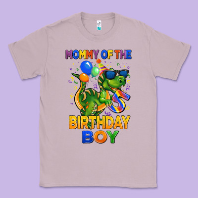 Mommy Of The 5 Th Birthday Boy T Rex Classic Tee Designed By Cowgirlartshop