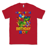 Red mommy of the 5 th birthday boy t rex Classic Tee - CowGirlArtShop
